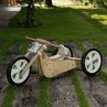 Triciclo legno senza pedali